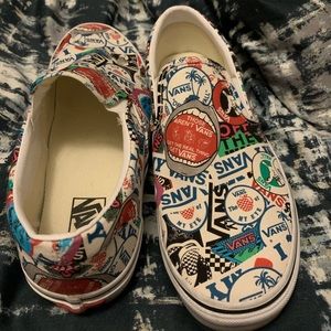 Vans slip ons. S